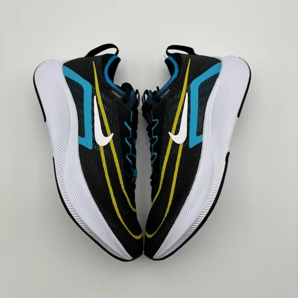 Men’s Nike Zoom Fly 4 Black Chlorine Blue Shoes